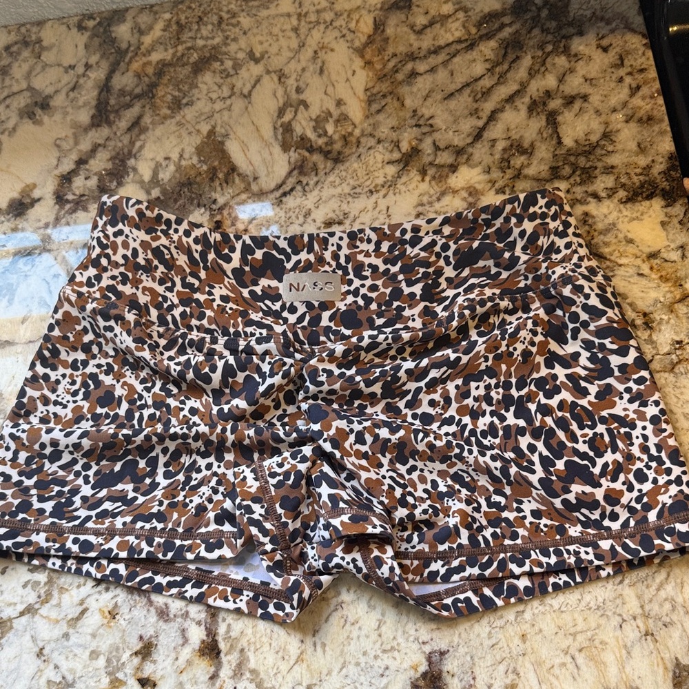 NASS spandex shorts size medium.